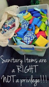 Sanitary Items are a Right NOT a privilege! 